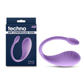 Techno - Rave - Purple - Purple USB Rechargeable Vibrator with App Control - Mr and Mrs D's